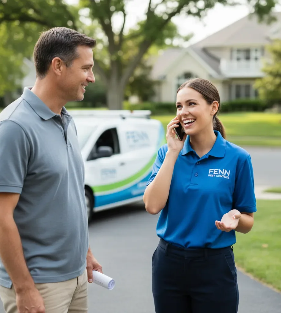 Fenn Pest Control customer support in Easton